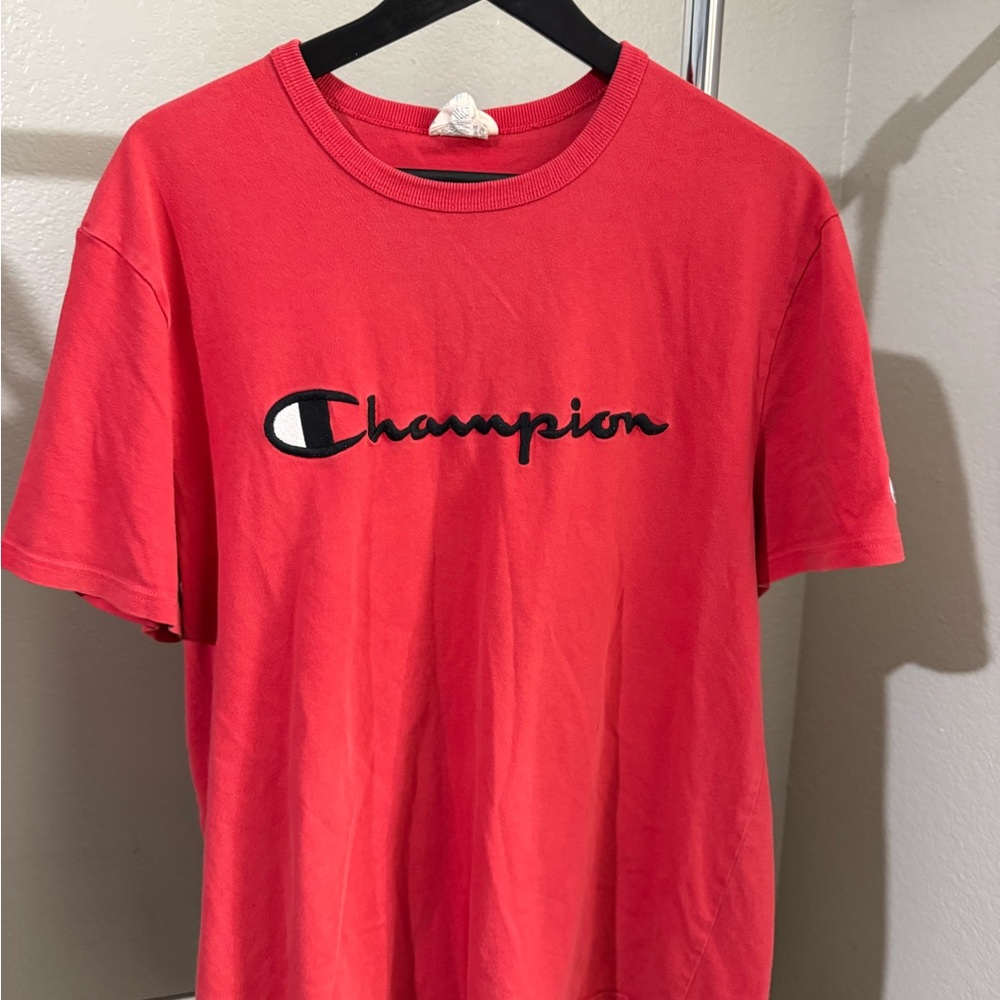 VTG Red Champion men’s L short sleeve  cotton t-shirt